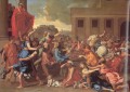 The Rape of the Sabine Women classical painter Nicolas Poussin